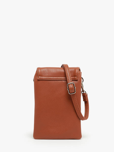 Cross Body Tas Grained Miniprix Bruin grained F3609 ander zicht 4